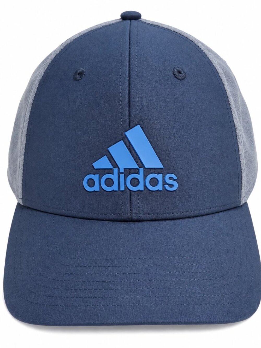Adidas Golf Cap Two-Tone Snapback Adjustable Hat Unisex Blue Gray